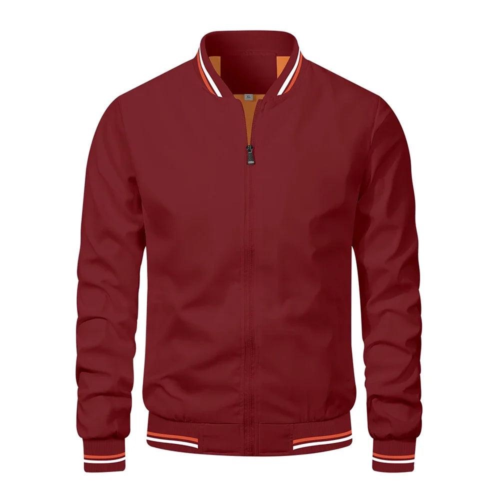 Spring Summer Bomber Jacket Men Black Casual Slim Fit Baseball Mens Jackets New Autumn Fashion High Quality Windbreaker Tracksui