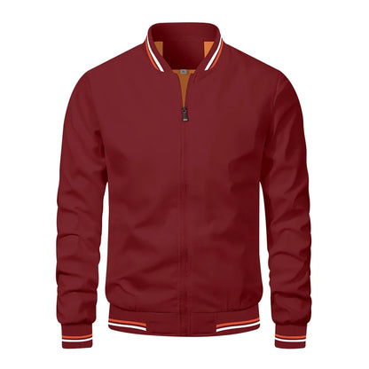 Spring Summer Bomber Jacket Men Black Casual Slim Fit Baseball Mens Jackets New Autumn Fashion High Quality Windbreaker Tracksui