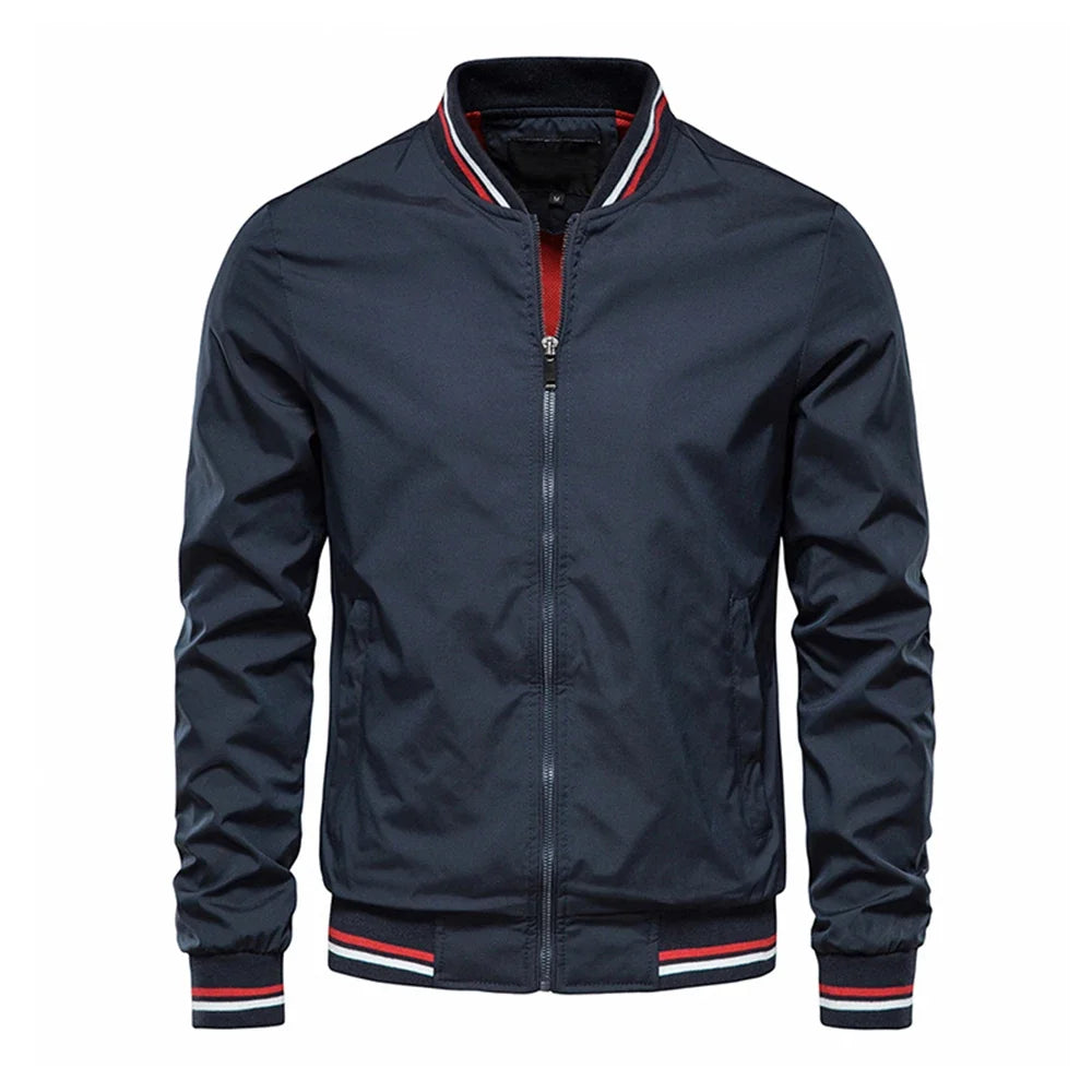 Spring Summer Bomber Jacket Men Black Casual Slim Fit Baseball Mens Jackets New Autumn Fashion High Quality Windbreaker Tracksui